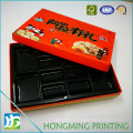 Luxury 2 Peice Food Paper Box Plastic Insert